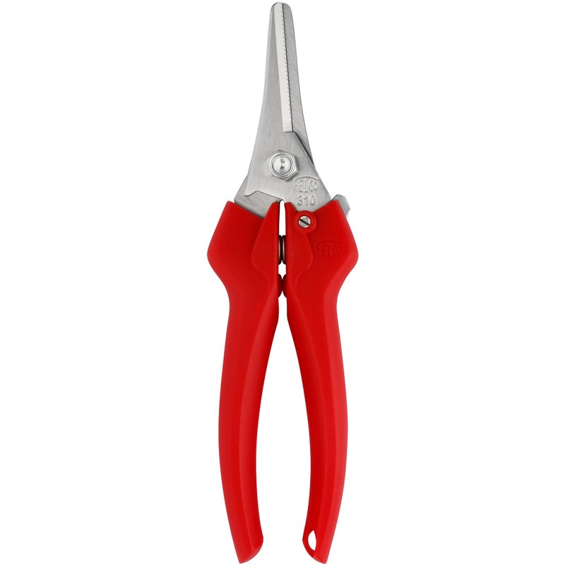 Felco F310 Pruning Snips â€“ 7.3" Lightweight Garden Clippers for Fine Trimming & Harvesting | Pruning Shears for Gardening | Garden Snips and Pruners with Forged Aluminum Handles, Precision Tip - Image 1